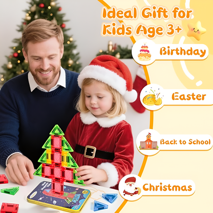 Magblok™ Mini Magnetic Tiles Building Blocks