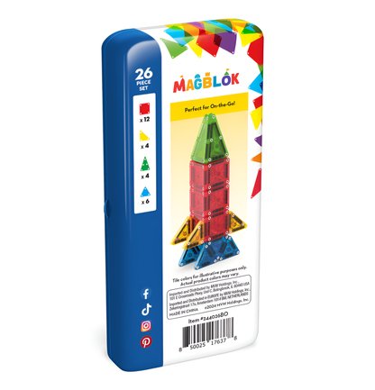 Magblok™ Mini Magnetic Tiles Building Blocks